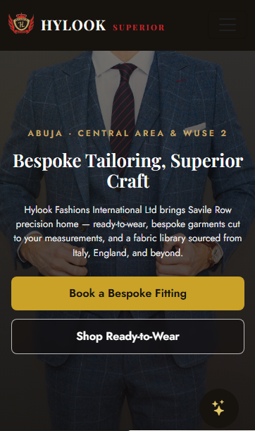 Hylook Fashion website designed by Gateway Computers